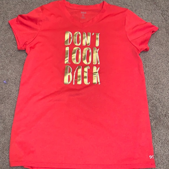BRAND: DSG SIZE: XL (16) COLOR:red-orange SHIRT: short sleeved - Picture 1 of 7